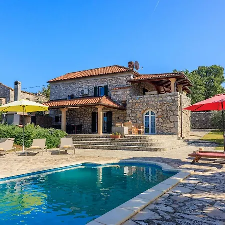 Βίλα Karlo - Sabljici - Island Of Krk - Traditional Stone With Pool Sveti Anton (Krk)