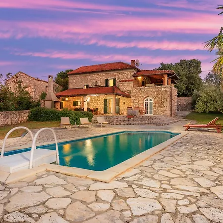Villa Karlo - Sabljici - Island Of Krk - Traditional Stone With Pool *