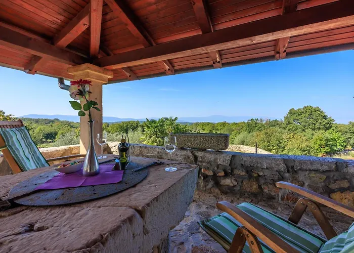 Karlo - Sabljici - Island Of Krk - Traditional Stone With Pool Villa *