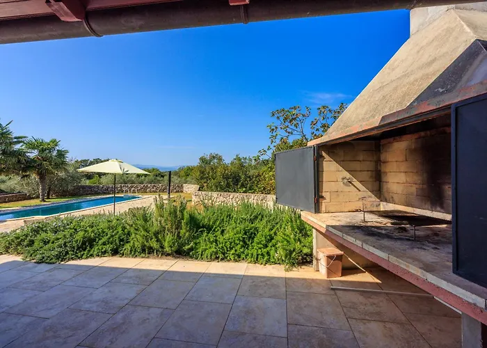 Villa Karlo - Sabljici - Island Of Krk - Traditional Stone With Pool