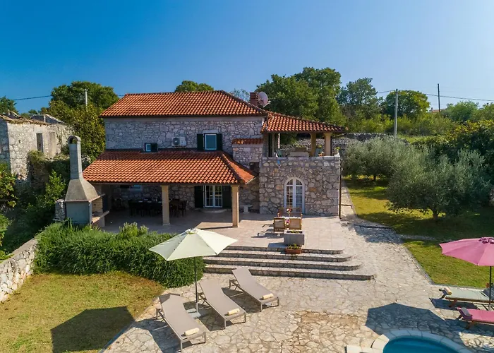Karlo - Sabljici - Island Of Krk - Traditional Stone With Pool Sveti Anton (Krk)