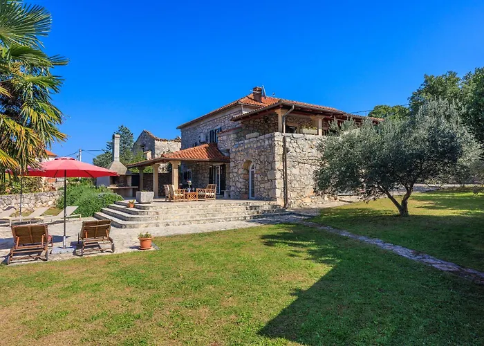 Karlo - Sabljici - Island Of Krk - Traditional Stone With Pool Villa