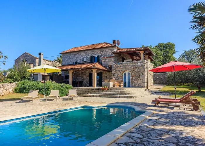 Villa Karlo - Sabljici - Island Of Krk - Traditional Stone With Pool Sveti Anton (Krk)