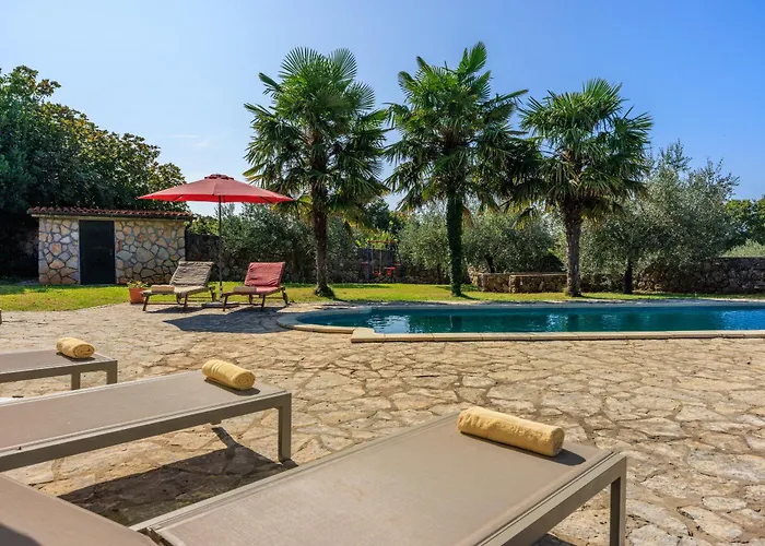 Villa Karlo - Sabljici - Island Of Krk - Traditional Stone With Pool Sveti Anton (Krk)