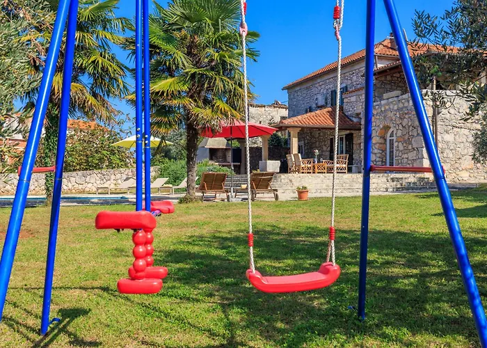 Karlo - Sabljici - Island Of Krk - Traditional Stone With Pool * Sveti Anton (Krk)