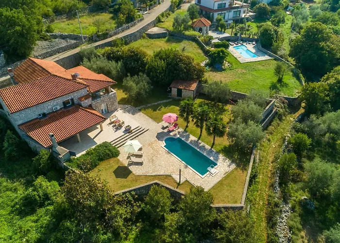 Karlo - Sabljici - Island Of Krk - Traditional Stone With Pool Villa *