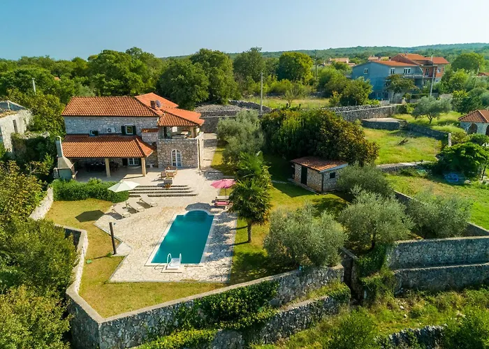 Karlo - Sabljici - Island Of Krk - Traditional Stone With Pool Villa Sveti Anton (Krk)