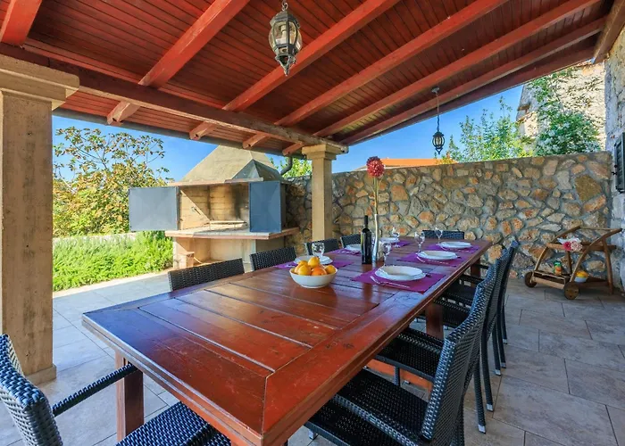Karlo - Sabljici - Island Of Krk - Traditional Stone With Pool Villa